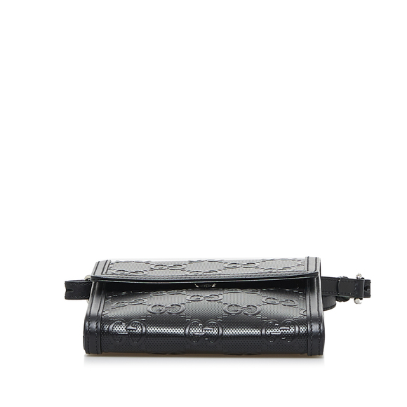 GUCCI GG Embossed Perforated Messenger Bag - Picture 4 of 11